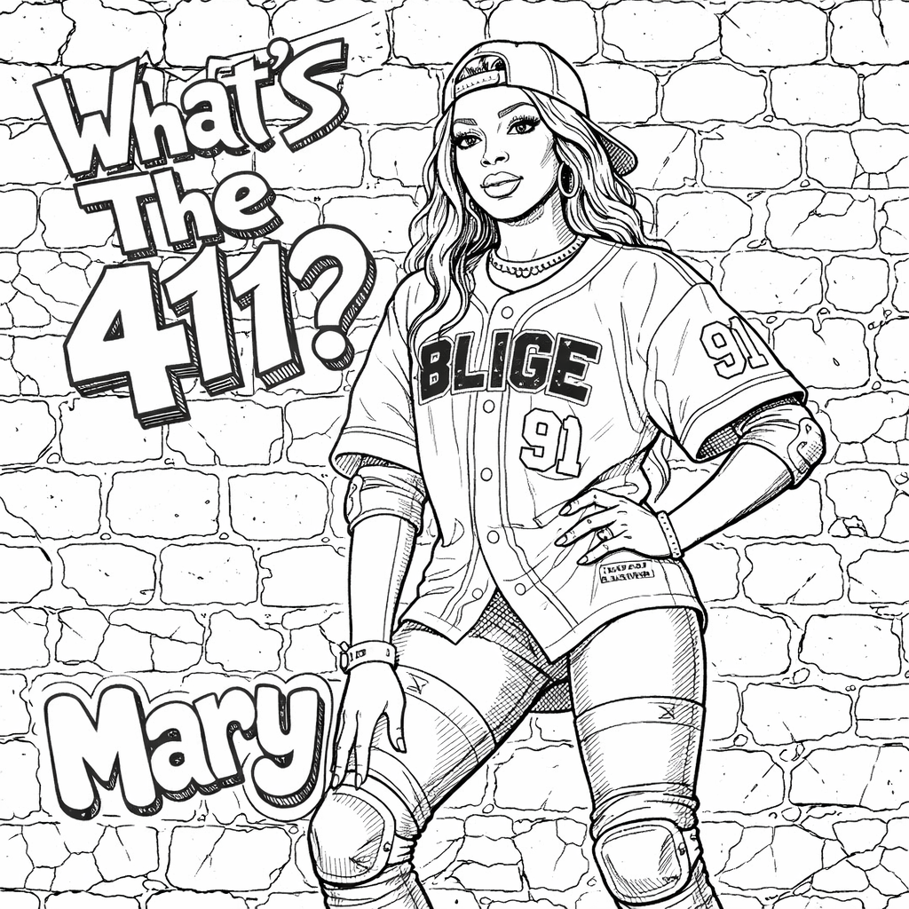 The Black In The Day Trivia Coloring Book: 90s Edition - Image 2