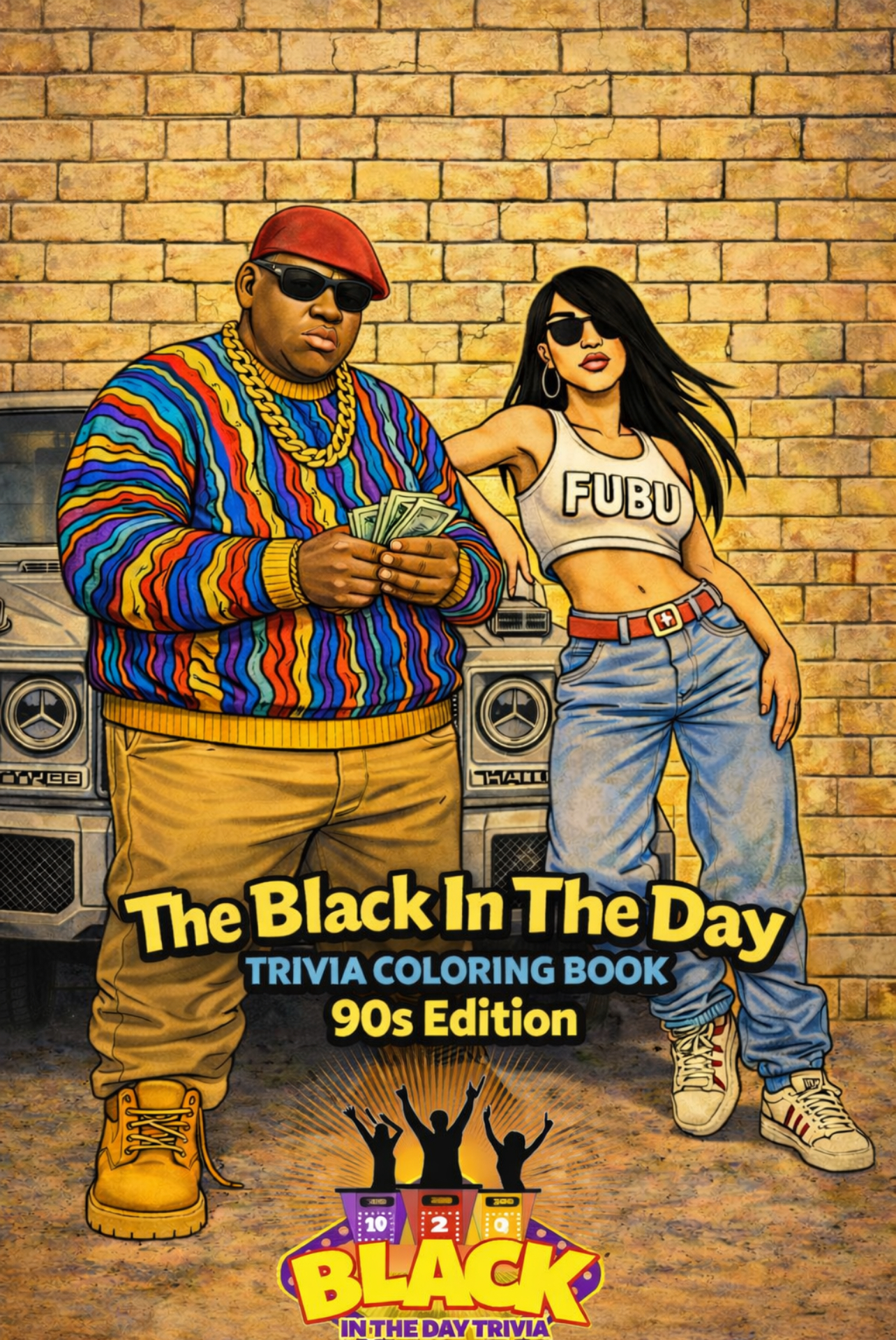 The Black In The Day Trivia Coloring Book: 90s Edition